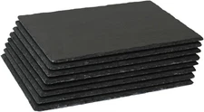 12 X 9Inch 8 Pack Slate Cheese Board with Natural Edge for Kitchen Dining Party,