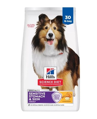 Hill's Science Diet Adult Sensitive Stomach & Skin Chicken Recipe Dry Dog 30LB
