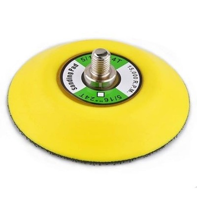 3-Inch Dual-Action Hook & Loop Fastener Flexible Backing Plate,5/16''-24 Threads