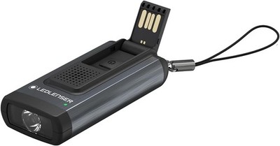 Ledlenser K6R Safety wiederaufladbare Mini Taschenlampe grau-schwarz 502580