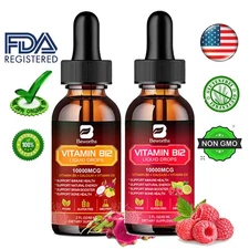 Extra Strength Vitamin B12 Liquid Vit B 12 Drops Energy Booster Methylcobalamin