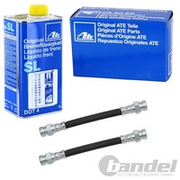 2Xate Bremsschlauch HINTEN+1L ATE DOT 4 Passend FüR Seat Cordoba Ibiza VW Golf 3
