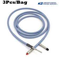 Carejoy Fiber Optical Cable Cold light source Connector 4x1.8M,Bag of 3,US