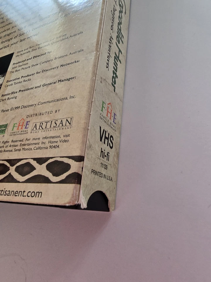 Vintage The Crocodile Hunter VHS Steve's Most Dangerous Adventures - Image 4 of 4