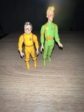 The Real Ghostbusters Slimed Heroes Louis Tully And Egon Figures Kenner 1990