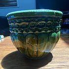 McCoy 1920’s Green Planter 8x6.5" damaged