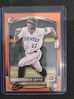 2025 Topps Bowman Prospects Konnor Griffin Orange 09/25 Pittsburgh Pirates BP-86