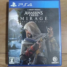 Assassin'S Creed Mirage Playstation4 PS4 sony Tested Japanese ver with Case