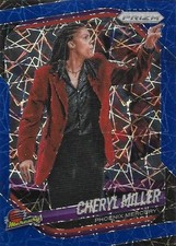 2025 Panini Prizm WNBA Blue Velocity Prizms #134 - Cheryl Miller Phoenix Mercury
