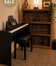 Roland 88-Key Digital Home Piano Keyboard, Black w/ Bench & Music Rest