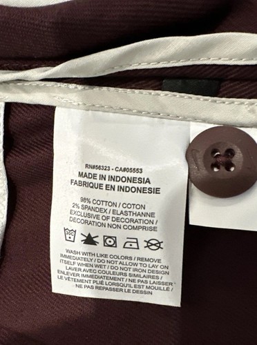 Nike SB Jacket Adult XL Woven Twill Premium Full-Zip Burgundy FQ0406-652 - Picture 6 of 8