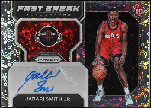 Jabari Smith Jr 2022 Panini One And One RPA/99 Rookie Patch Auto 