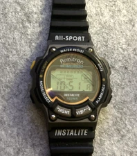 Armitron Installed 9.75” Black Digital Watch 165 WR New Battery