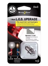 ✨🆕 NITE IZE HIGH POWER LED UPGRADE FITS MOST C + D CELL FLASHLIGHTS 🔦✨