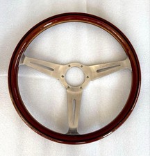 Nardi Wood Steering Wheel 3-spoke Classic Used From Japan