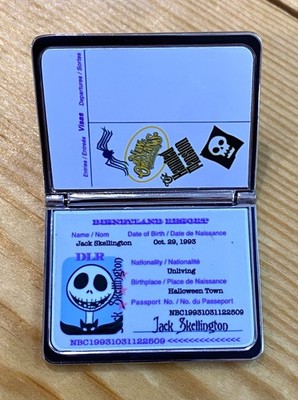 Jack Skellington DLR Passport Disney Trading Pin Disneyland - 2009