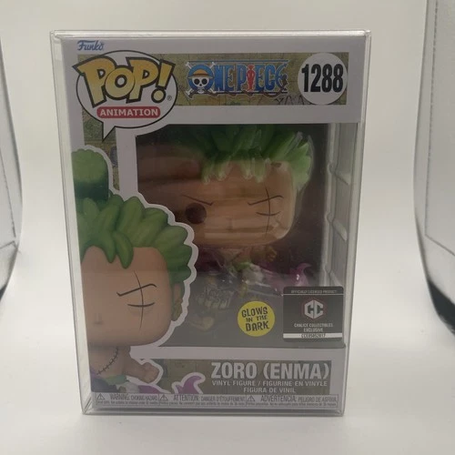 Funko Pop! One Piece Zoro Enma Glow in the Dark #1288 CCI with POP Protector