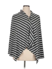 AB Studio Women Gray 3/4 Sleeve Blouse XL