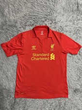 Liverpool Home 2012 2013 Warrior Red Football Shirt Soccer VINTAGE Jersey L