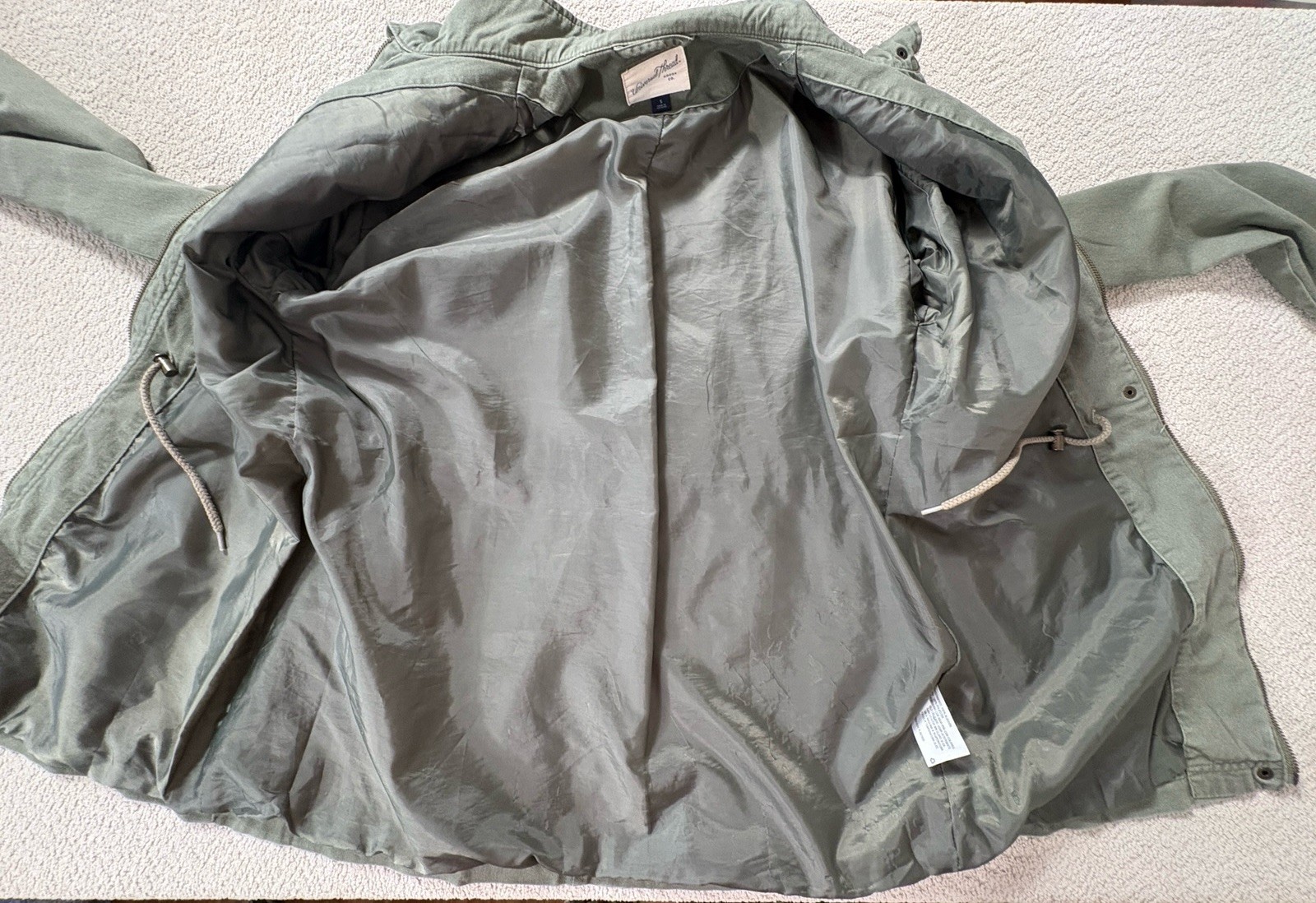 Universal Thread Women's Small Utility Jacket Lig… - image 11