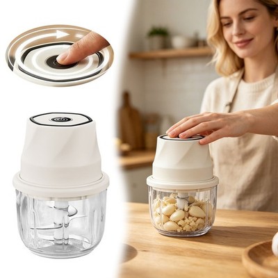 Garlic Chopper 2026 Upgraded Food Processor USB Rechargeable Portable Wireless