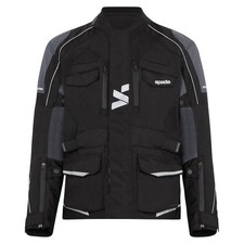 Spada City Nav Ce Waterproof Motorcycle Scooter Textile Jacket Black