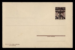 DR WHO POLONIA GOBIERNO GENERAL EMBALAJE ORIGINAL PAPELERÍA SIN USAR R49204