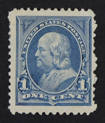 CKStamps: US Stamps Collection Scott#247 1c Franklin Mint HR OG