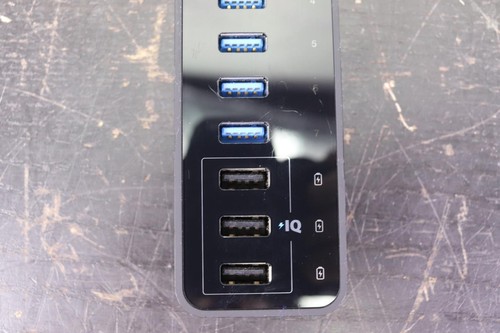 Anker A7515 USB 3.0 Data Hub W/ 3 smart charging port 7 Port W/ Adapter - Photo 4/8