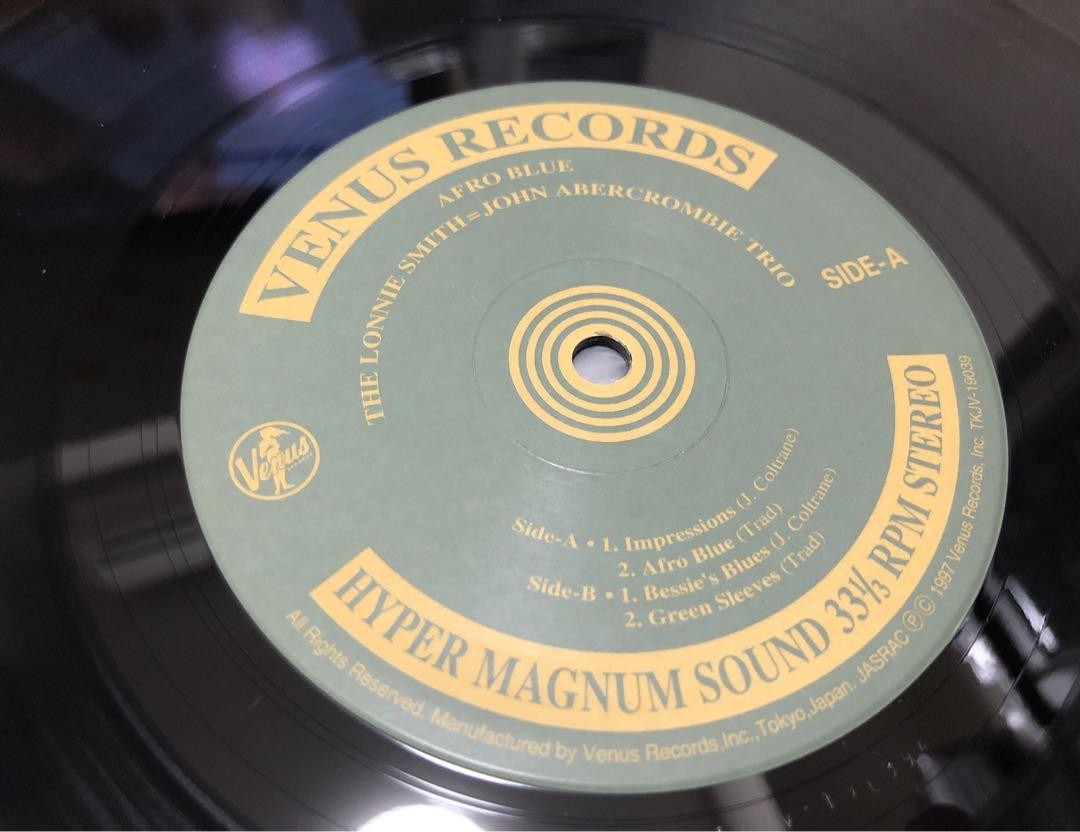 Venus Records ジョン・アバークロンビー Afro Blue LP Venus Records John Abercrombie Afro Blue Lp | eBay