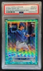 2022 Topps Chrome Bobby Witt Jr. Rookie Auto Aqua Wave Refractor #188/199 PSA 10