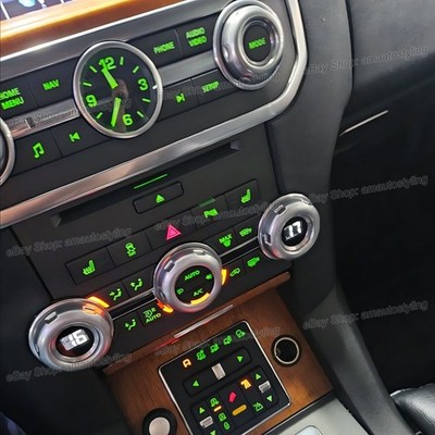 For Land Rover Discovery LR4 A/C Radio Volume Control Switch Knob Cover Trims