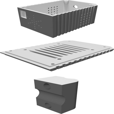 Netzteil Box für Amiga 500 Ersatz Netzteil MicroATX 3D gedruckt
