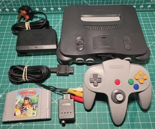 Nintendo 64 N64 Console With Diddy Kong Racer Vgc Tested & Working