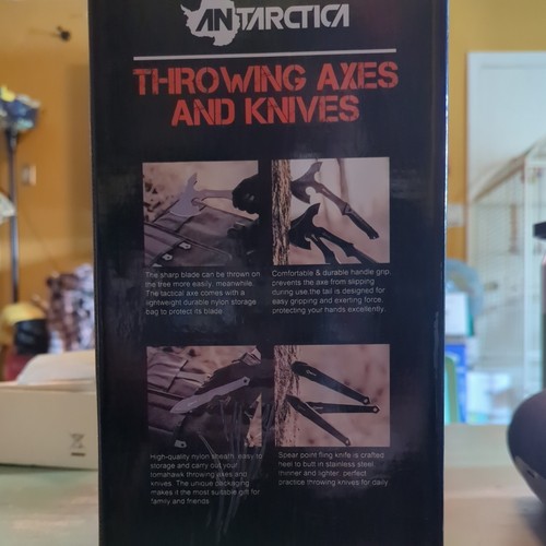 ANTARCTICA Throwing Challenge Axe Knife set - Picture 3 of 3