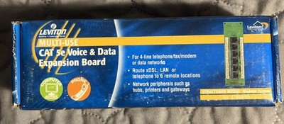 Leviton 47603-C5 Category 5E Voice and Data Expansion Board