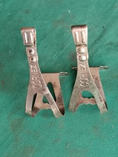 vintage lowrider bicycle double flat twisted pedals 1/2 in gold