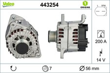 Lichtmaschine Generator Lima VALEO ORIGINS - NEW O.E. TECHNOLOGIE 443254 14V 110