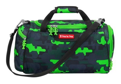 Step by Step Sports Bag Sporttasche Tasche Black Cat Chiko dunkelgrau Neu