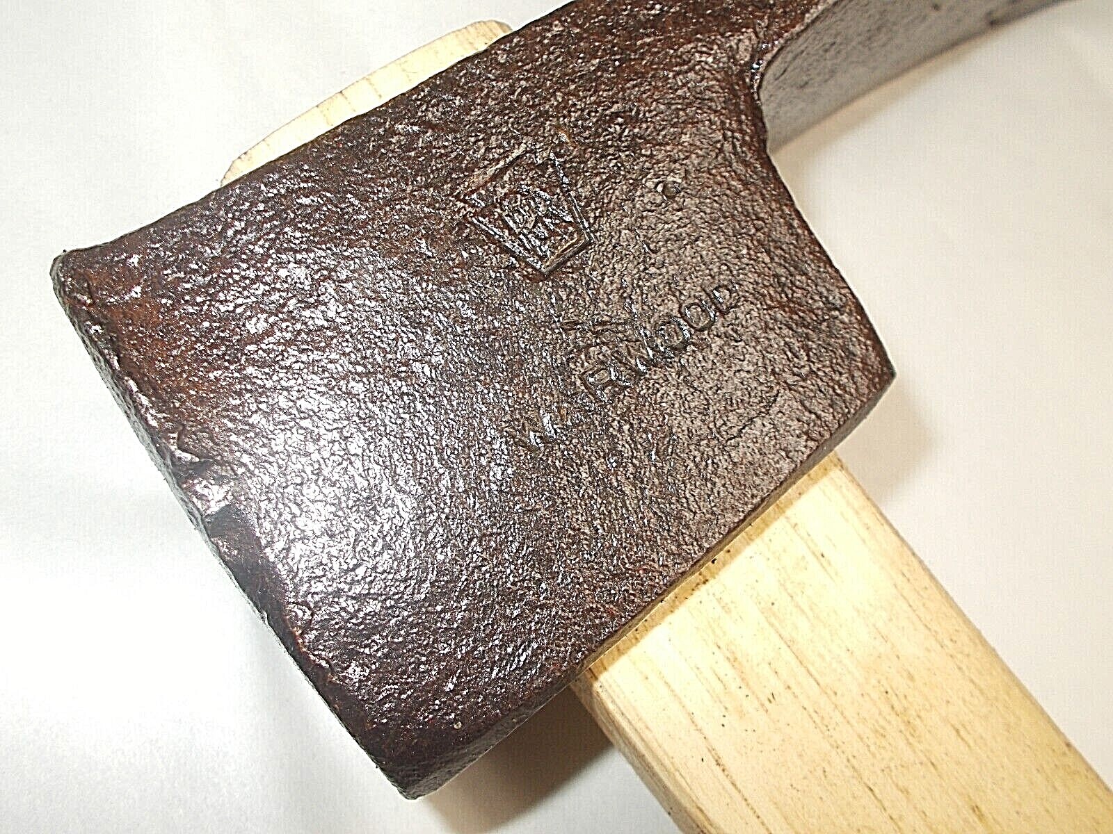 Adze, Woodworkers Vtg. WARWOOD Pennsylvania Railroad Logo, New Handle, USA