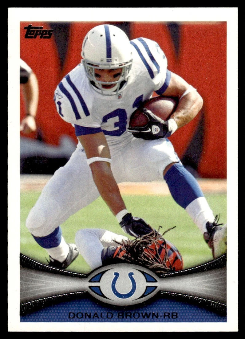 Donald Brown trading card