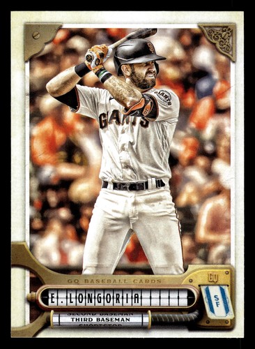2022 Topps Gypsy Queen #121 Evan Longoria San Francisco Giants Baseball Card - 第 1/2 張圖片