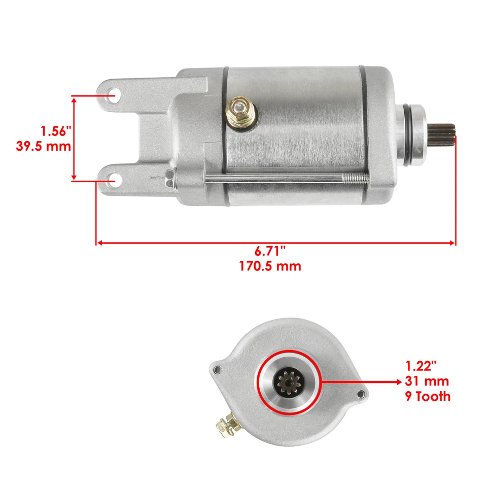 Arranque para Kymco Atv Mxu Maxxer Mongoose 250 300 2004-2013 31210-Lba7-900 Foto 2 de 4