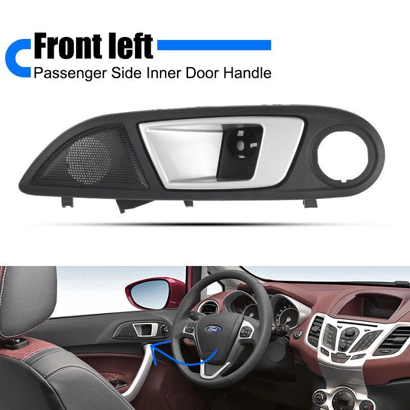 Tirador interior de la manija de la puerta delantera trasera izquierda derecha para Ford Fiesta 2009-2014 Foto 4 de 4