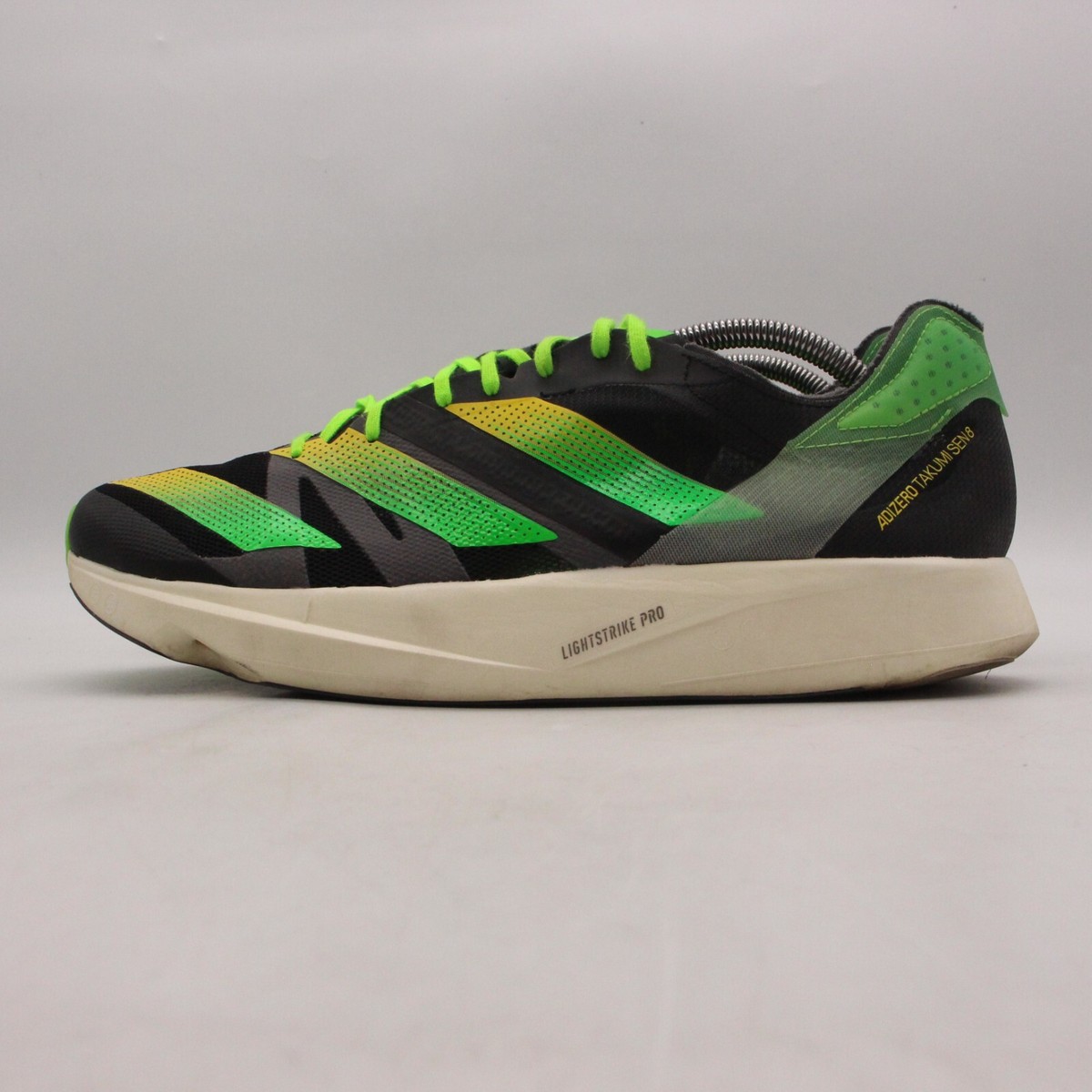 Size 11 - adidas Adizero Takumi Sen 8 Black Solar Green for