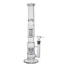 16" Tall Glass Bong Tree Dome and Bird Collar Percolator Smoking Pipe Large Bong