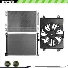 A/C Cooling Fan & Radiator & Condenser Kit For 2011-2019 Chrysler 300 Charger