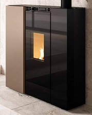 Palazzetti Tiffany Idro V13 TC US Termo Stufa Pellet Ventilata 13 Kw Caffellatte