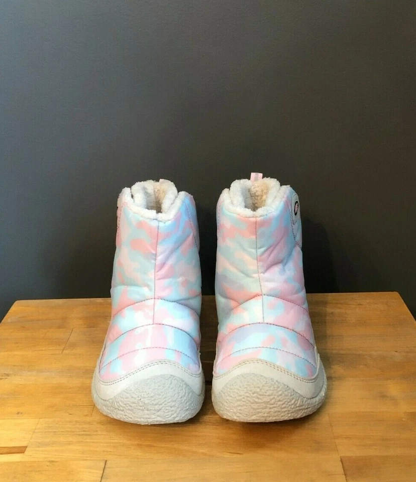 Bota Keen Criança Menina Prata Bétula/Rosa Blush Howser II Média EUA 10 Nova Sem Caixa - Imagem 3 de 4