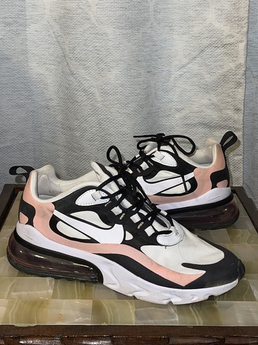 Nike Air Max 270 React Size 8.5 Running Shoes Coral Pink Black AT6174-005 |  eBay